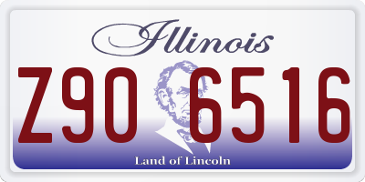 IL license plate Z906516