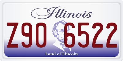 IL license plate Z906522