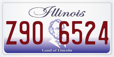 IL license plate Z906524