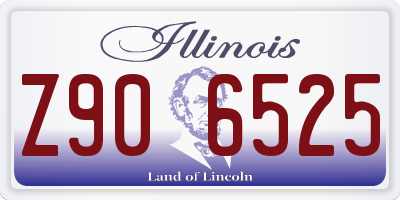 IL license plate Z906525