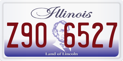 IL license plate Z906527
