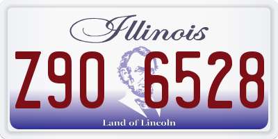 IL license plate Z906528