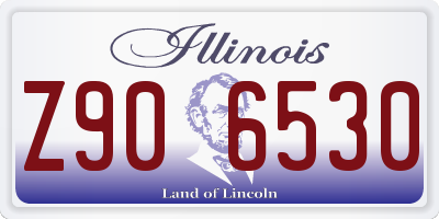 IL license plate Z906530
