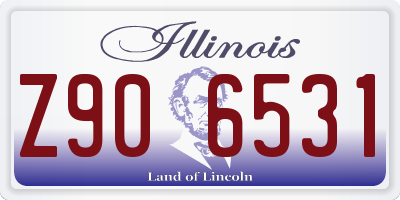IL license plate Z906531