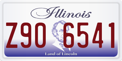 IL license plate Z906541