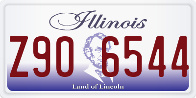 IL license plate Z906544