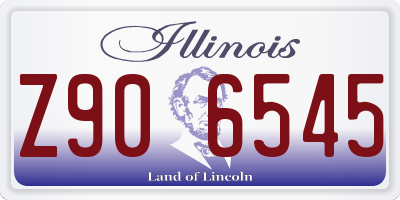 IL license plate Z906545