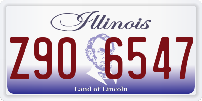 IL license plate Z906547
