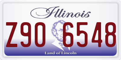 IL license plate Z906548