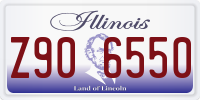 IL license plate Z906550