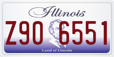 IL license plate Z906551