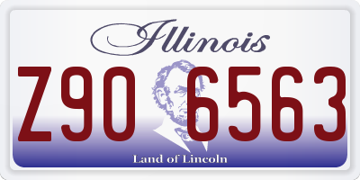IL license plate Z906563