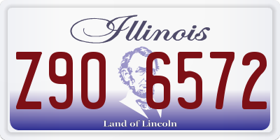 IL license plate Z906572