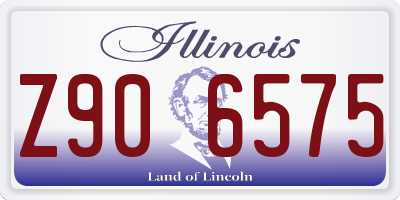 IL license plate Z906575