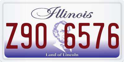 IL license plate Z906576