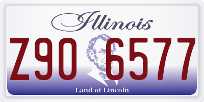 IL license plate Z906577
