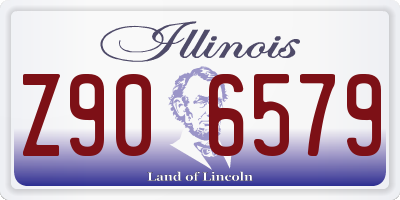 IL license plate Z906579
