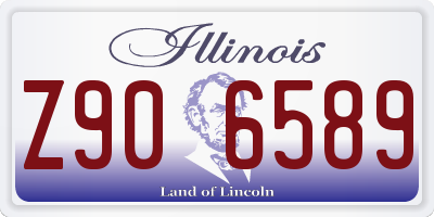 IL license plate Z906589