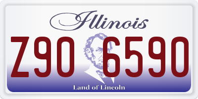 IL license plate Z906590
