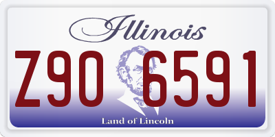 IL license plate Z906591