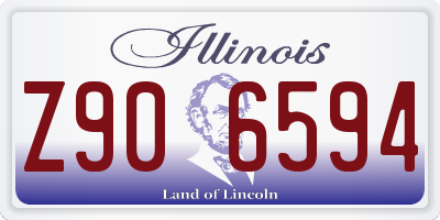 IL license plate Z906594