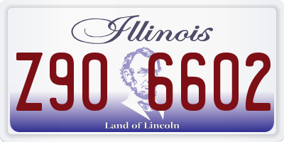 IL license plate Z906602