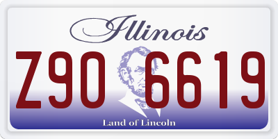 IL license plate Z906619