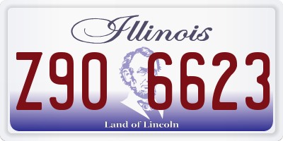 IL license plate Z906623