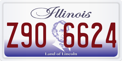 IL license plate Z906624