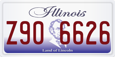 IL license plate Z906626