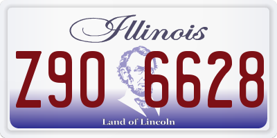 IL license plate Z906628