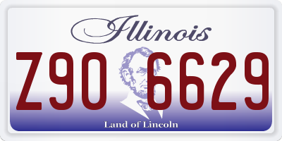 IL license plate Z906629