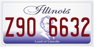 IL license plate Z906632