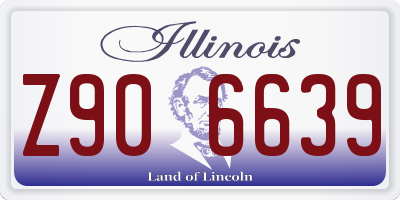 IL license plate Z906639