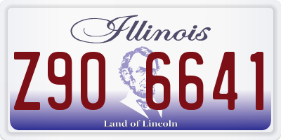 IL license plate Z906641