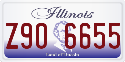 IL license plate Z906655