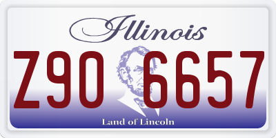 IL license plate Z906657