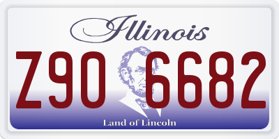 IL license plate Z906682