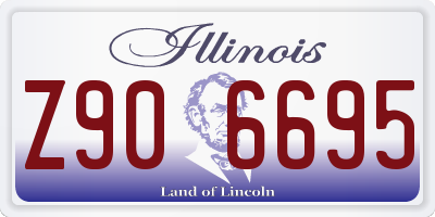 IL license plate Z906695