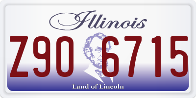 IL license plate Z906715