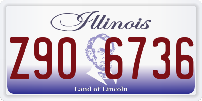 IL license plate Z906736