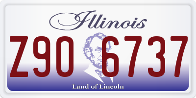 IL license plate Z906737