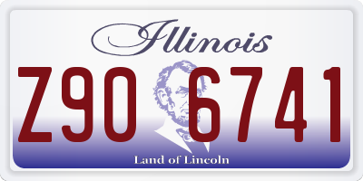 IL license plate Z906741
