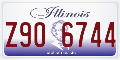 IL license plate Z906744