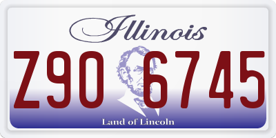IL license plate Z906745