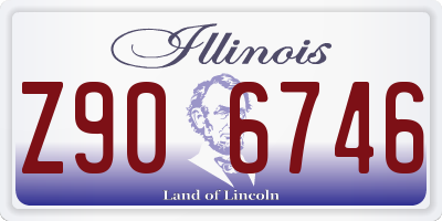 IL license plate Z906746