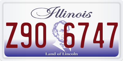IL license plate Z906747