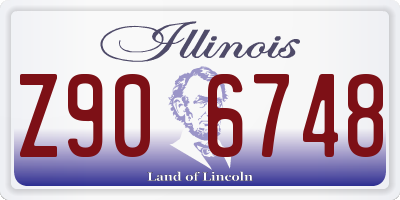 IL license plate Z906748