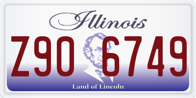 IL license plate Z906749