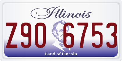 IL license plate Z906753